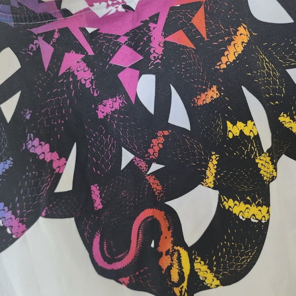 Marcelo Burlon County of Milan Multicolor Graphic Tee - Picture 2 of 5